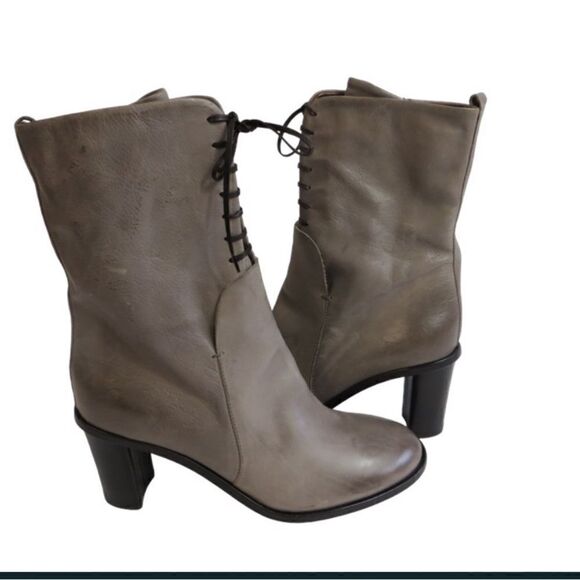 AGL Attilio Giusti Leombruni Leather Ankle Lace Up Boot Sz 8( 39 EU ) NEW - Picture 1 of 13